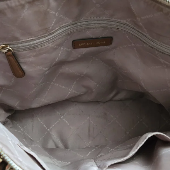 Michael Kors Cream and Tan Tote Bag - Picture 5 of 6